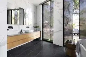 A renovated bathroom